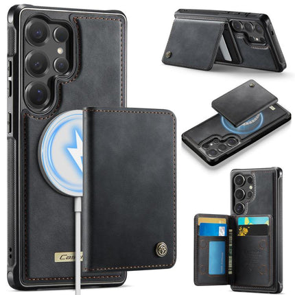 CaseMe Me80 Series Detachable Wallet Magnetic RFID Vegan Leather Phone Case, For Samsung Galaxy S25 / S24 5G, For Samsung Galaxy S25+ / S24+ 5G, For Samsung Galaxy S25 Ultra 5G, For Samsung Galaxy S24 FE 5G