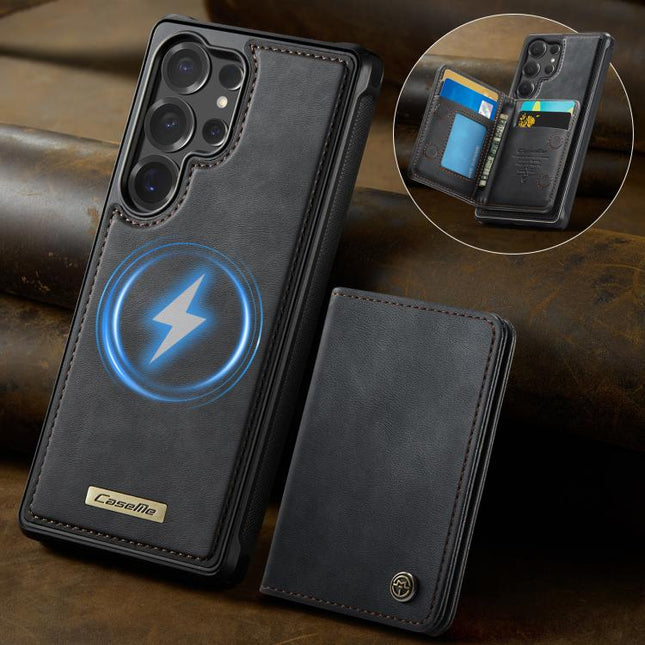 CaseMe Me80 Series Detachable Wallet Magnetic RFID Vegan Leather Phone Case, For Samsung Galaxy S25 Ultra 5G, For Samsung Galaxy S24 FE 5G, For Samsung Galaxy S24 Ultra 5G, For Samsung Galaxy A15