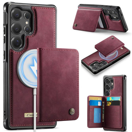 CaseMe Me80 Series Detachable Wallet Magnetic RFID Vegan Leather Phone Case, For Samsung Galaxy S25 / S24 5G, For Samsung Galaxy S25+ / S24+ 5G, For Samsung Galaxy S25 Ultra 5G, For Samsung Galaxy S24 FE 5G