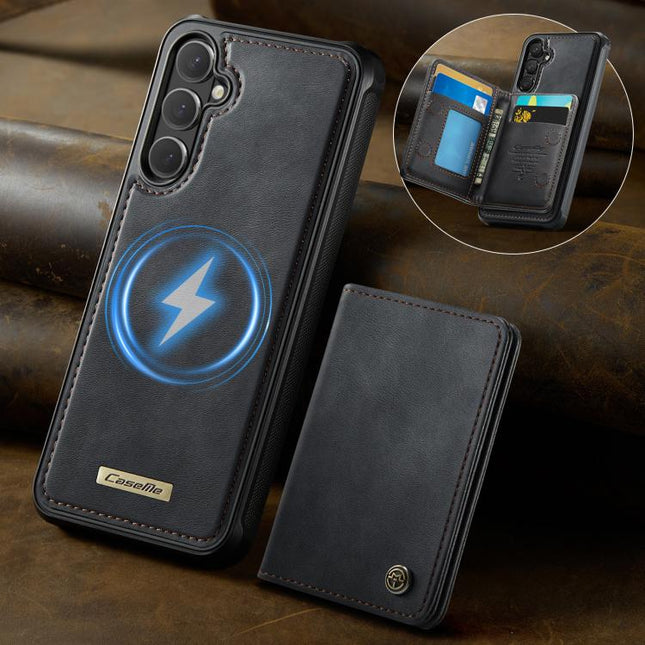 CaseMe Me80 Series Detachable Wallet Magnetic RFID Vegan Leather Phone Case, For Samsung Galaxy S26+ 5G, For Samsung Galaxy S26 Ultra 5G, For Samsung Galaxy S26 5G, For Samsung Galaxy S25 FE 5G