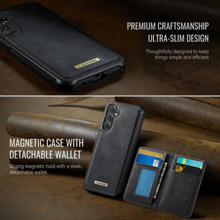 CaseMe Me80 Series Detachable Wallet Magnetic RFID Vegan Leather Phone Case, For Samsung Galaxy S26+ 5G, For Samsung Galaxy S26 Ultra 5G, For Samsung Galaxy S26 5G, For Samsung Galaxy S25 FE 5G