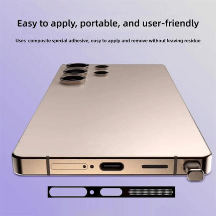 5pcs High-Density Metallic Integrated Speaker Dust Cover, For Samsung Galaxy S26 Ultra 5G, For Samsung Galaxy S25 Ultra 5G