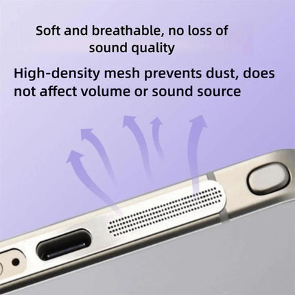 5pcs High-Density Metallic Integrated Speaker Dust Cover, For Samsung Galaxy S26 Ultra 5G, For Samsung Galaxy S25 Ultra 5G