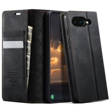 CaseMe 033 Calf Leather Lining Microfibre RFID Blocking Phone Case, For Google Pixel 11 Pro XL, For Google Pixel 10a, For Google Pixel 11 / 11 Pro