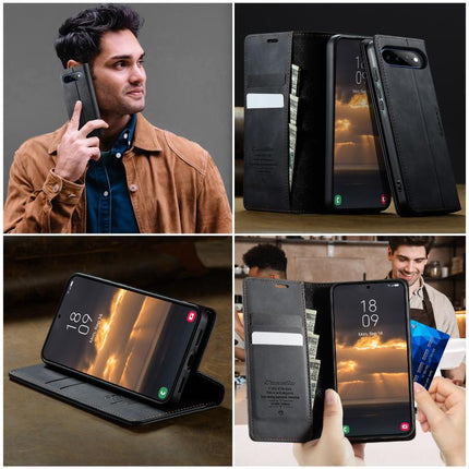 CaseMe 033 Calf Leather Lining Microfibre RFID Blocking Phone Case, For Google Pixel 11 Pro XL, For Google Pixel 10a, For Google Pixel 11 / 11 Pro