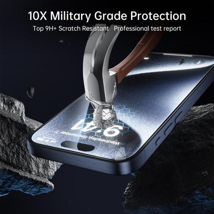 10pcs 3D Large Arc Edge Electroplated Explosion-Proof Scratch-Resistant Full-Screen HD Tempered Glass Film, For iPhone 17 Pro Max, For iPhone 17 Pro, For iPhone 17, For iPhone Air, For iPhone 16 Pro Max, For iPhone 16 Pro, For iPhone 16                ...