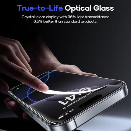 10pcs 3D Large Arc Edge Electroplated Explosion-Proof Scratch-Resistant Full-Screen HD Tempered Glass Film, For iPhone 17 Pro Max, For iPhone 17 Pro, For iPhone 17, For iPhone Air, For iPhone 16 Pro Max, For iPhone 16 Pro, For iPhone 16                ...