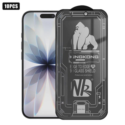 10pcs 3D Large Arc Edge Electroplated Explosion-Proof Scratch-Resistant Full-Screen 28-Degree Privacy Tempered Glass Film, For iPhone 17 Pro Max, For iPhone 17 Pro, For iPhone 17, For iPhone Air, For iPhone 16 Pro Max, For iPhone 16 Pro, For iPhone 16 ...