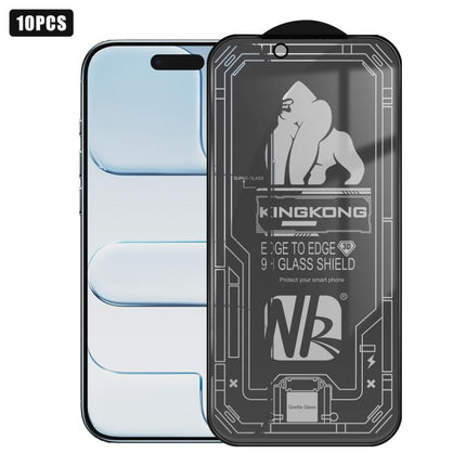 10pcs 3D Large Arc Edge Electroplated Explosion-Proof Scratch-Resistant Full-Screen 28-Degree Privacy Tempered Glass Film, For iPhone 17 Pro Max, For iPhone 17 Pro, For iPhone 17, For iPhone Air, For iPhone 16 Pro Max, For iPhone 16 Pro, For iPhone 16 ...