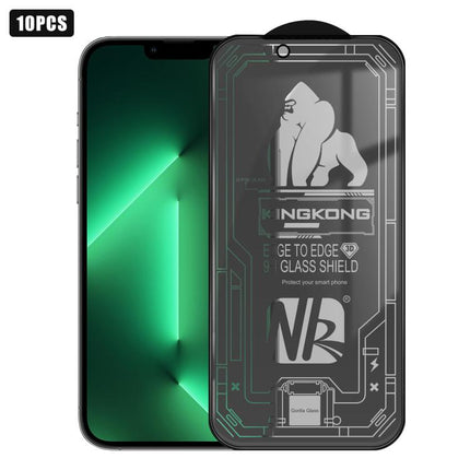 10pcs 3D Large Arc Edge Electroplated Explosion-Proof Scratch-Resistant Full-Screen 28-Degree Privacy Tempered Glass Film, For iPhone 17 Pro Max, For iPhone 17 Pro, For iPhone 17, For iPhone Air, For iPhone 16 Pro Max, For iPhone 16 Pro, For iPhone 16 ...