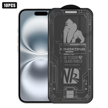 10pcs 3D Large Arc Edge Electroplated Explosion-Proof Scratch-Resistant Full-Screen 360 Privacy Tempered Glass Film, For iPhone 17 Pro Max, For iPhone 17 Pro, For iPhone 17, For iPhone Air, For iPhone 16 Pro Max, For iPhone 16 Pro, For iPhone 16       ...