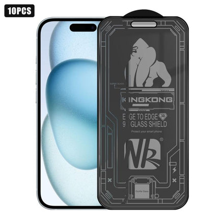 10pcs 3D Large Arc Edge Electroplated Explosion-Proof Scratch-Resistant Full-Screen 360 Privacy Tempered Glass Film, For iPhone 17 Pro Max, For iPhone 17 Pro, For iPhone 17, For iPhone Air, For iPhone 16 Pro Max, For iPhone 16 Pro, For iPhone 16       ...
