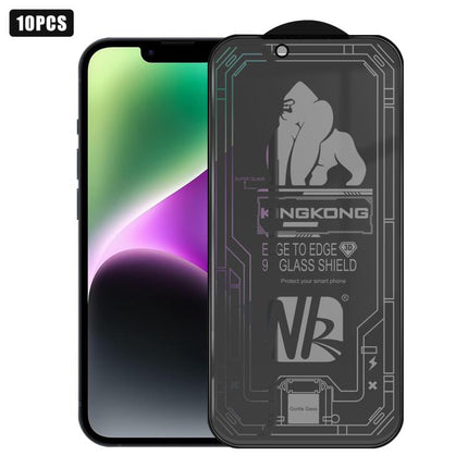 10pcs 3D Large Arc Edge Electroplated Explosion-Proof Scratch-Resistant Full-Screen 360 Privacy Tempered Glass Film, For iPhone 17 Pro Max, For iPhone 17 Pro, For iPhone 17, For iPhone Air, For iPhone 16 Pro Max, For iPhone 16 Pro, For iPhone 16       ...