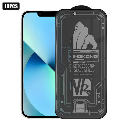 10pcs 3D Large Arc Edge Electroplated Explosion-Proof Scratch-Resistant Full-Screen 360 Privacy Tempered Glass Film, For iPhone 17 Pro Max, For iPhone 17 Pro, For iPhone 17, For iPhone Air, For iPhone 16 Pro Max, For iPhone 16 Pro, For iPhone 16       ...