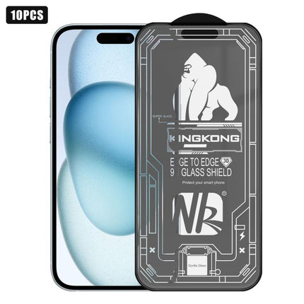 10pcs 3D Large Arc Edge Electroplated Explosion-Proof Scratch-Resistant Full-Screen Frosted HD Tempered Glass Film, For iPhone 17 Pro Max, For iPhone 17 Pro, For iPhone 17, For iPhone Air, For iPhone 16 Pro Max, For iPhone 16 Pro, For iPhone 16        ...