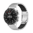 For Garmin 22mm / Sliver Black