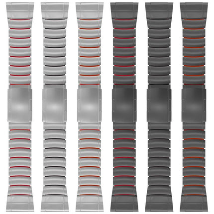 Turtle Buckle One Bead Silicone Titanium Alloy Watch Band, For Garmin 26mm, For Garmin 22mm