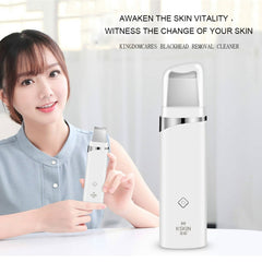 K-SKIN KD-8023Ultrasonic Blackhead Acne Removal Pore Cleaner Facial Skin Care Scrubber Exfoliating Pore Cleaner, KD-8023