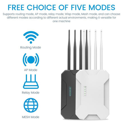 HW1800S WiFi 6 Outdoor Wireless Access Point 1800Mbps Waterproof  Dual Band Gigabit Router, US Plug, EU Plug, UK Plug, AU Plug