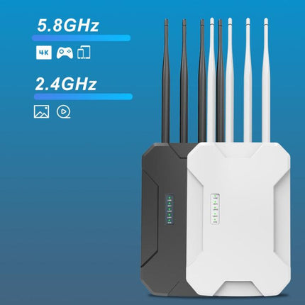 HW1800S WiFi 6 Outdoor Wireless Access Point 1800Mbps Waterproof  Dual Band Gigabit Router, US Plug, EU Plug, UK Plug, AU Plug