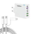 EU Plug + Cable / White