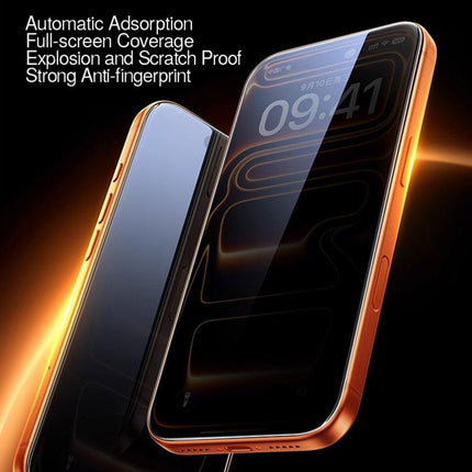 10pcs MOWL Explosion-Proof Anti-Fingerprint Privacy Tempered Glass Film, For iPhone 11 Pro