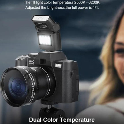 JMARY FM-06R For Camera Mini Flash Fill Light Hot Shoe Mount 300mAh Rechargeable LED Light