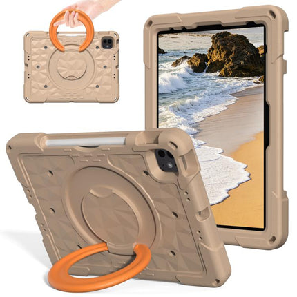 Magic Ring Rotation Holder Shockproof Tablet Case with Shoulder Straps, For iPad 2026 / 2025 / Air 11 2026 / 2025, For iPad 10.2 2022 / 2021 / 10.5