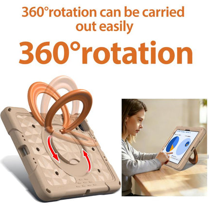 Magic Ring Rotation Holder Shockproof Tablet Case with Shoulder Straps, For iPad 2026 / 2025 / Air 11 2026 / 2025, For iPad 10.2 2022 / 2021 / 10.5