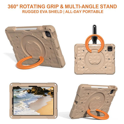 Magic Ring Rotation Holder Shockproof Tablet Case with Shoulder Straps, For iPad 2026 / 2025 / Air 11 2026 / 2025, For iPad 10.2 2022 / 2021 / 10.5