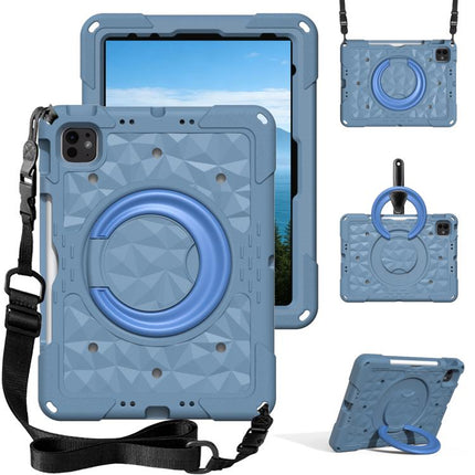 Magic Ring Rotation Holder Shockproof Tablet Case with Shoulder Straps, For iPad 2026 / 2025 / Air 11 2026 / 2025, For iPad 10.2 2022 / 2021 / 10.5