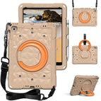 For iPad 10.2 2022 / 2021 / 10.5 / Khaki+Orang