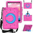 For iPad 10.2 2022 / 2021 / 10.5 / RoseRed+Blue