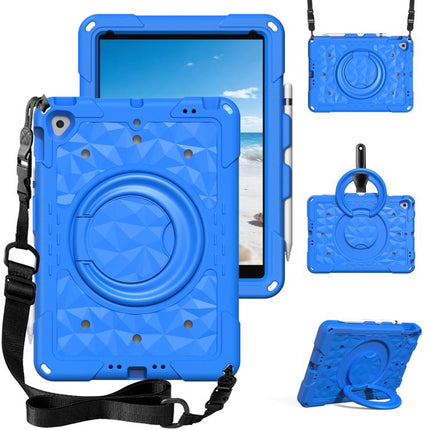 Magic Ring Rotation Holder Shockproof Tablet Case with Shoulder Straps, For iPad 2026 / 2025 / Air 11 2026 / 2025, For iPad 10.2 2022 / 2021 / 10.5