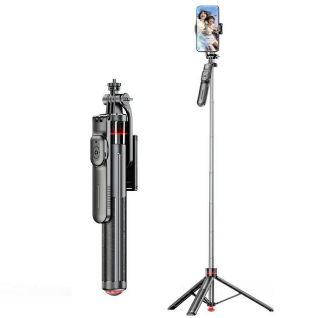 F05 For Photography Vlogging Remote Control Phone Holder Extendable Selfie Stick Tripod Stand, F05