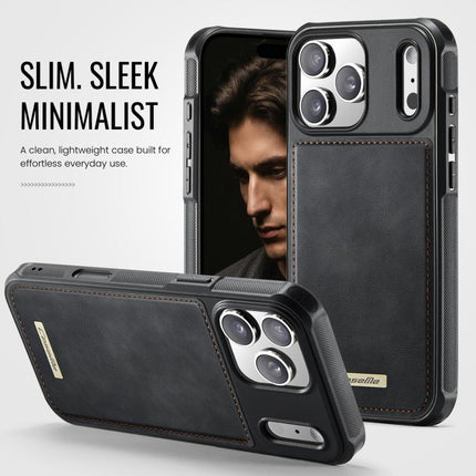 CaseMe C69 Series Magnetic Vegan Leather Back Phone Case, For iPhone 17 Pro Max, For iPhone 17 Pro, For iPhone 17, For iPhone Air