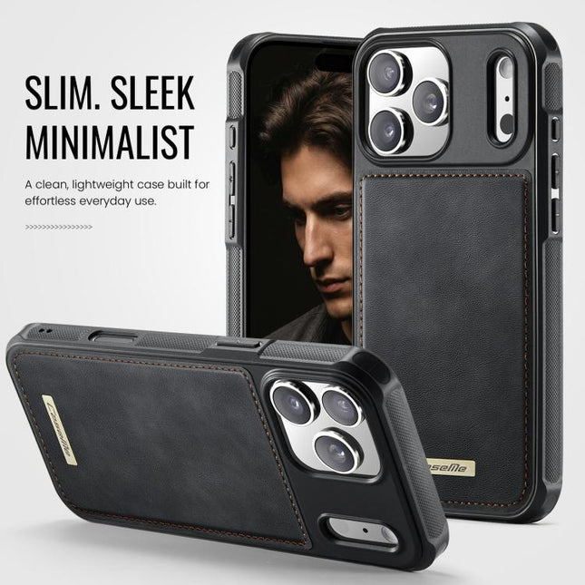 CaseMe C69 Series Magnetic Vegan Leather Back Phone Case, For iPhone 17 Pro Max, For iPhone 17 Pro, For iPhone 17, For iPhone Air