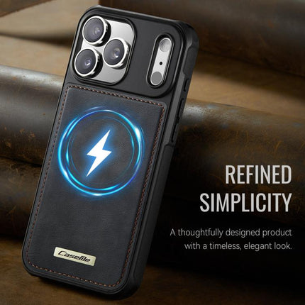 CaseMe C69 Series Magnetic Vegan Leather Back Phone Case, For iPhone 17 Pro Max, For iPhone 17 Pro, For iPhone 17, For iPhone Air