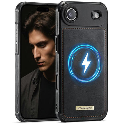CaseMe C69 Series Magnetic Vegan Leather Back Phone Case, For iPhone 17 Pro Max, For iPhone 17 Pro, For iPhone 17, For iPhone Air