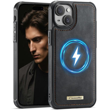 CaseMe C69 Series Magnetic Vegan Leather Back Phone Case, For iPhone 15 Pro Max, For iPhone 15 Pro, For iPhone 15, For iPhone 14