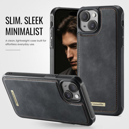 CaseMe C69 Series Magnetic Vegan Leather Back Phone Case, For iPhone 13, For iPhone 12 Pro Max, For iPhone 11 Pro Max, For iPhone 11