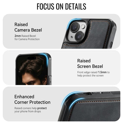 CaseMe C69 Series Magnetic Vegan Leather Back Phone Case, For iPhone 13, For iPhone 12 Pro Max, For iPhone 11 Pro Max, For iPhone 11