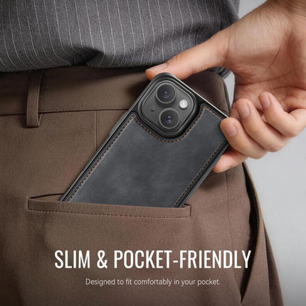 CaseMe C69 Series Magnetic Vegan Leather Back Phone Case, For iPhone 13, For iPhone 12 Pro Max, For iPhone 11 Pro Max, For iPhone 11
