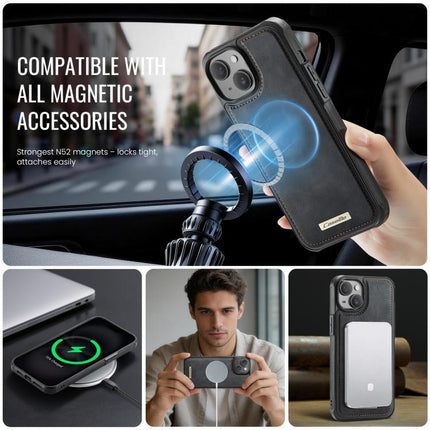 CaseMe C69 Series Magnetic Vegan Leather Back Phone Case, For iPhone 13, For iPhone 12 Pro Max, For iPhone 11 Pro Max, For iPhone 11