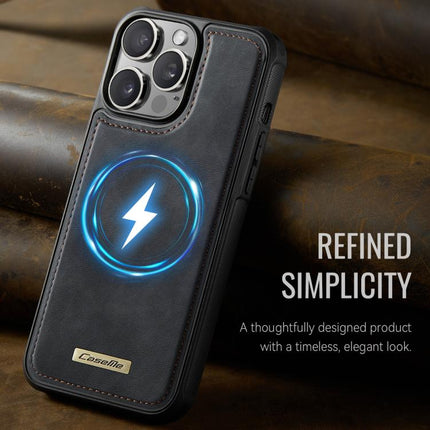 CaseMe C69 Series Magnetic Vegan Leather Back Phone Case, For iPhone 15 Pro Max, For iPhone 15 Pro, For iPhone 15, For iPhone 14