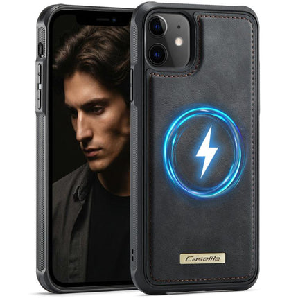 CaseMe C69 Series Magnetic Vegan Leather Back Phone Case, For iPhone 13, For iPhone 12 Pro Max, For iPhone 11 Pro Max, For iPhone 11