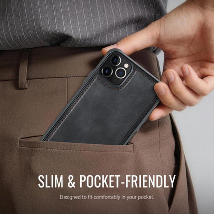 CaseMe C69 Series Magnetic Vegan Leather Back Phone Case, For iPhone 11 Pro, For iPhone 17e /16e, For iPhone 15 Plus / 14 Plus, For iPhone 12 / 12 Pro