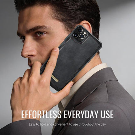 CaseMe C69 Series Magnetic Vegan Leather Back Phone Case, For iPhone 11 Pro, For iPhone 17e /16e, For iPhone 15 Plus / 14 Plus, For iPhone 12 / 12 Pro