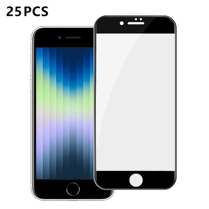 25pcs High-Aluminum Full-Coverage Anti-Fingerprint Screen-Printed HD Tempered Glass Film, For iPhone 17e / 16e, For iPhone 17 Pro Max, For iPhone 17 Pro, For iPhone 17, For iPhone Air, For iPhone 16 Pro Max, For iPhone 16 Pro, For iPhone 16 Plus       ...