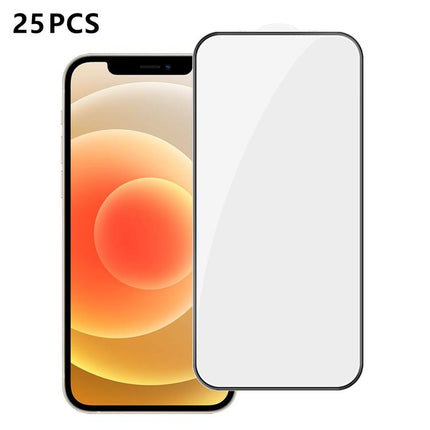 25pcs High-Aluminum Full-Coverage Anti-Fingerprint Screen-Printed HD Tempered Glass Film, For iPhone Fold Outer Screen, For iPhone 18, For iPhone 18 Pro, For iPhone 18 Pro Max, For iPhone 17 Pro Max, For iPhone 17 Pro, For iPhone 17, For iPhone Air    ...